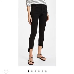Rag & Bone Black Size 25 Nina High-Rise Ankle Jean